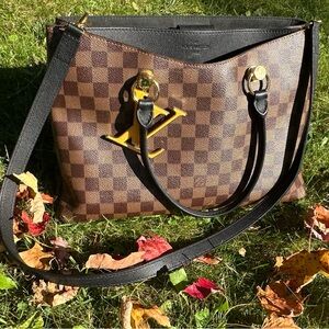 Louis Vuitton Brown and Black Shoulder Bag